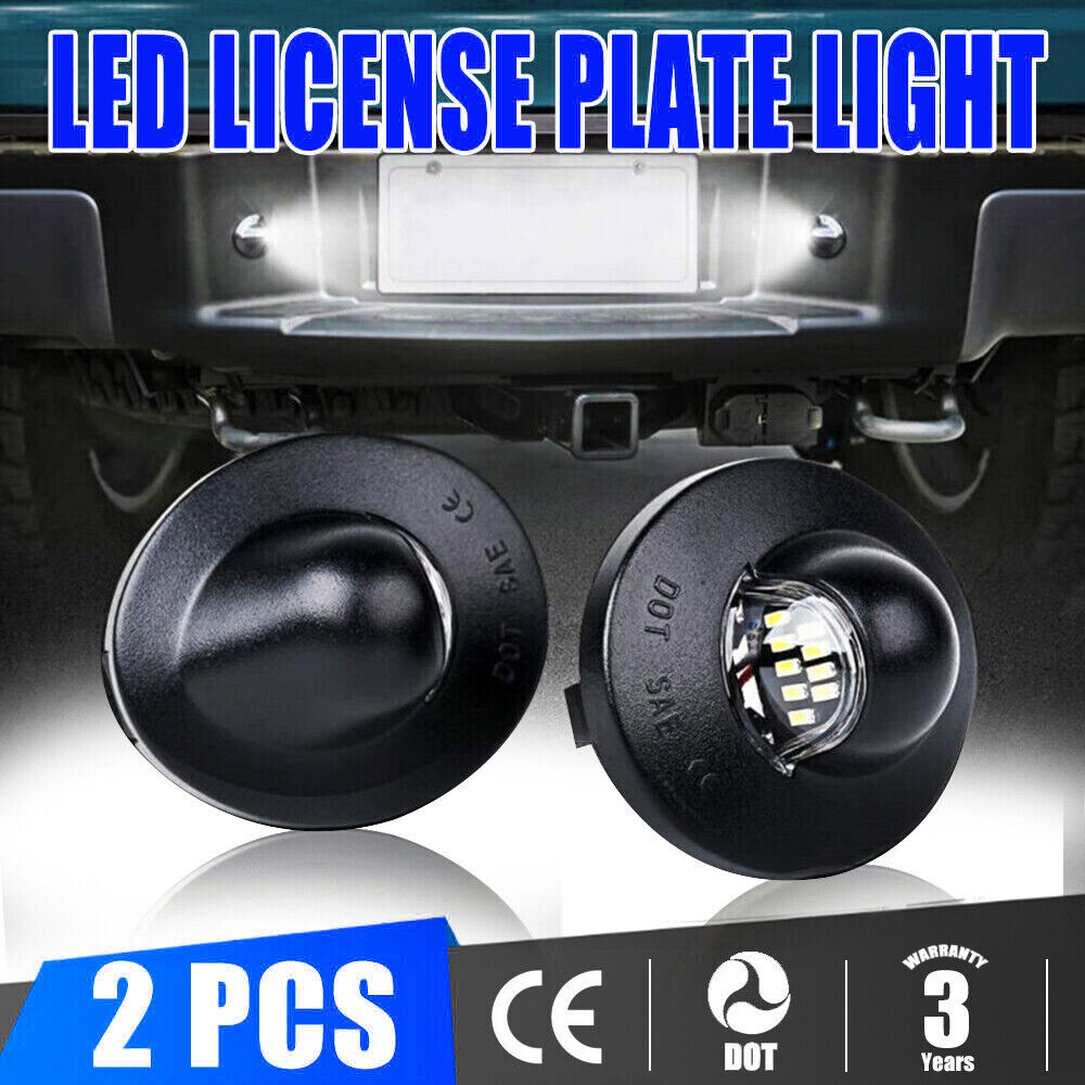 2x Set LED License Plate Light Replacement For Ford F150 F250 F350 1990-2014