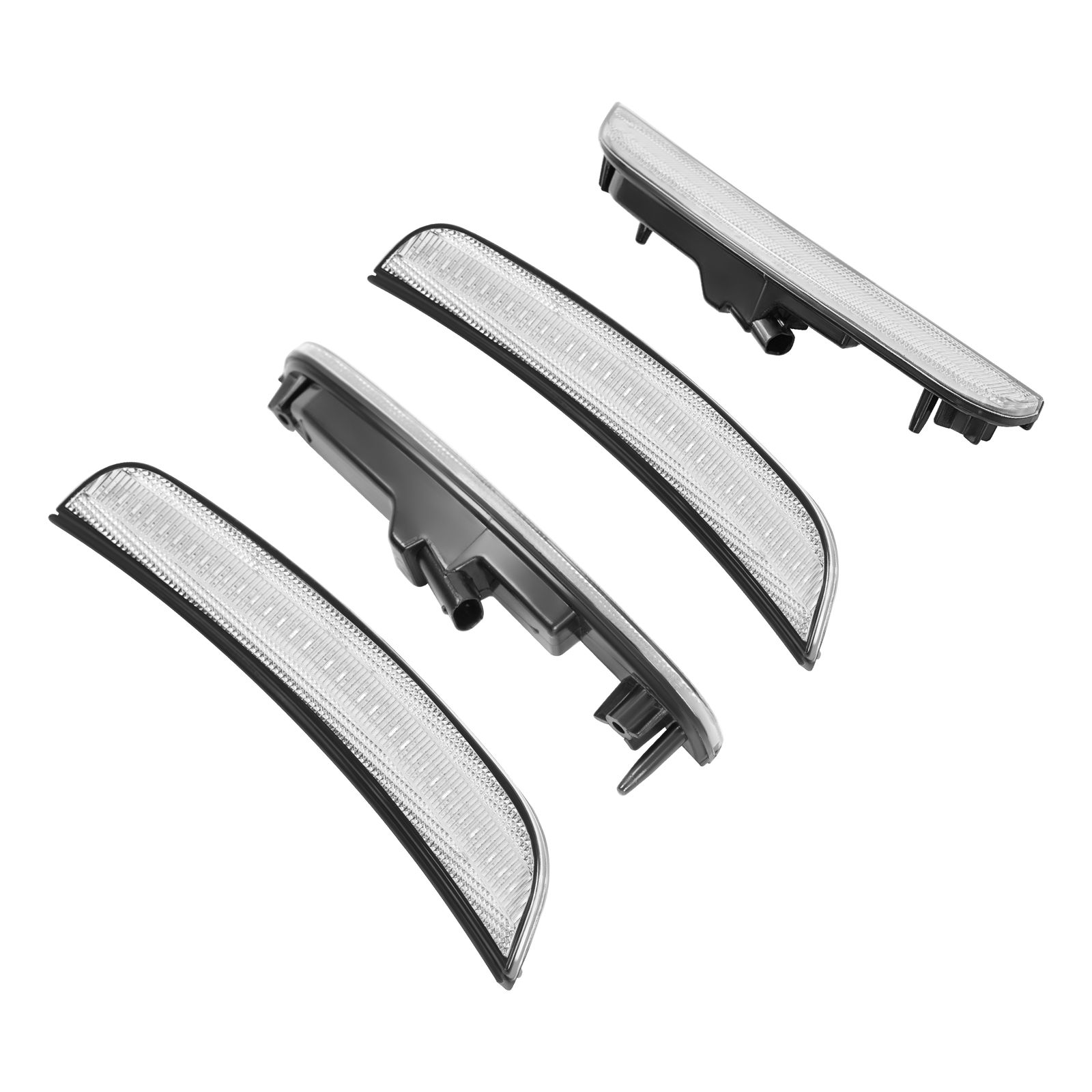 4 x Clear LED Front & Rear Side Marker Lights Lamp For Chrysler 300 2015-2023