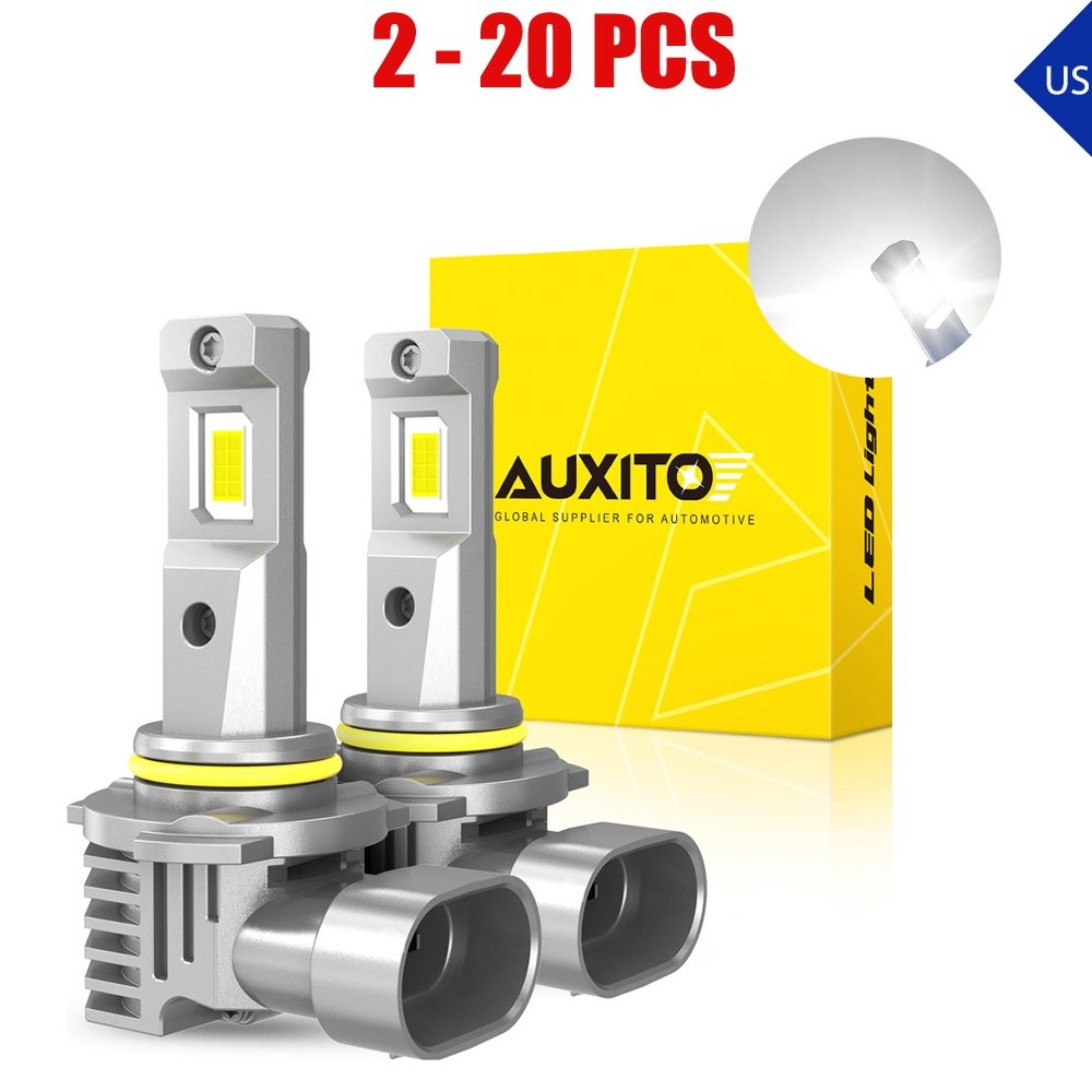 2-20 AUXITO HB4 9006 White 6500K 30000LM LED Headlight Bulb High Low Beam DRL M6