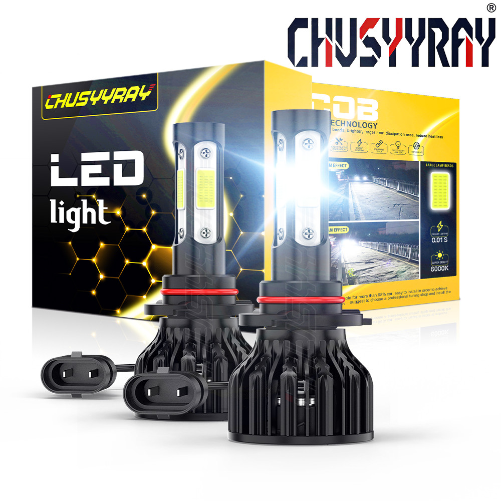 LED Headlight High Beam CSP Bulb Kit 9005 6000K White For 2009-2014 Acura TSX
