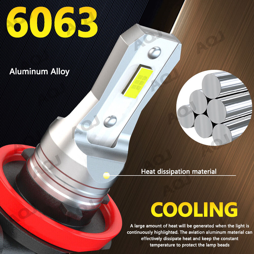 For Mercedes-Benz E550 2008-2013 6X Bulbs LED Headlights Hi/Low Beam+Fog Lights