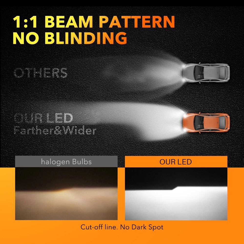 2-20PCS 9005 HB3 Headlight DRL LED Bulbs 360000LM White Lamp High/Low Beam 6500K