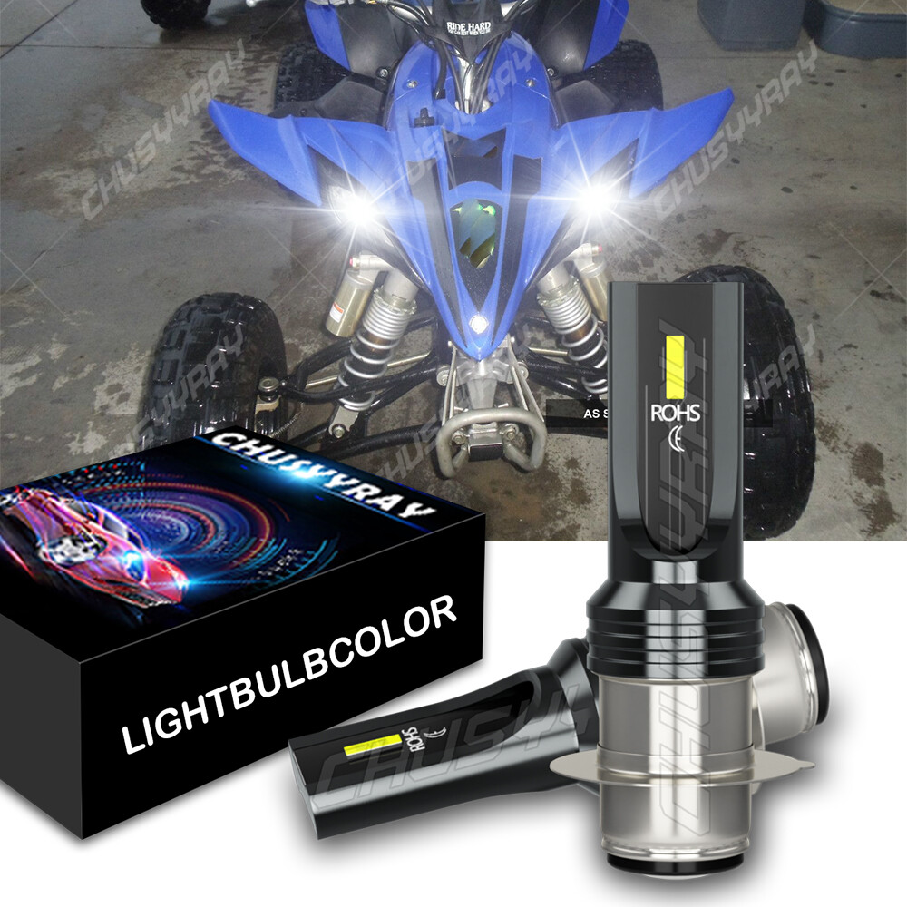 Headlight For Yamaha YFZ450 2004 2005 2006 2007 2008 2009 6000K 100W LED Bulbs