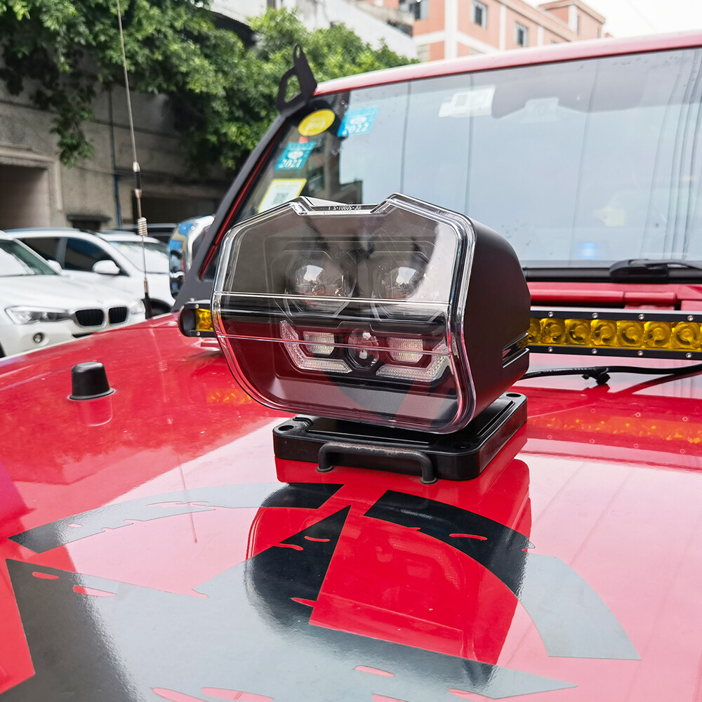 LED Searchlight Wireless for Offroad Truck Marine 360° Remote Control Spotlight