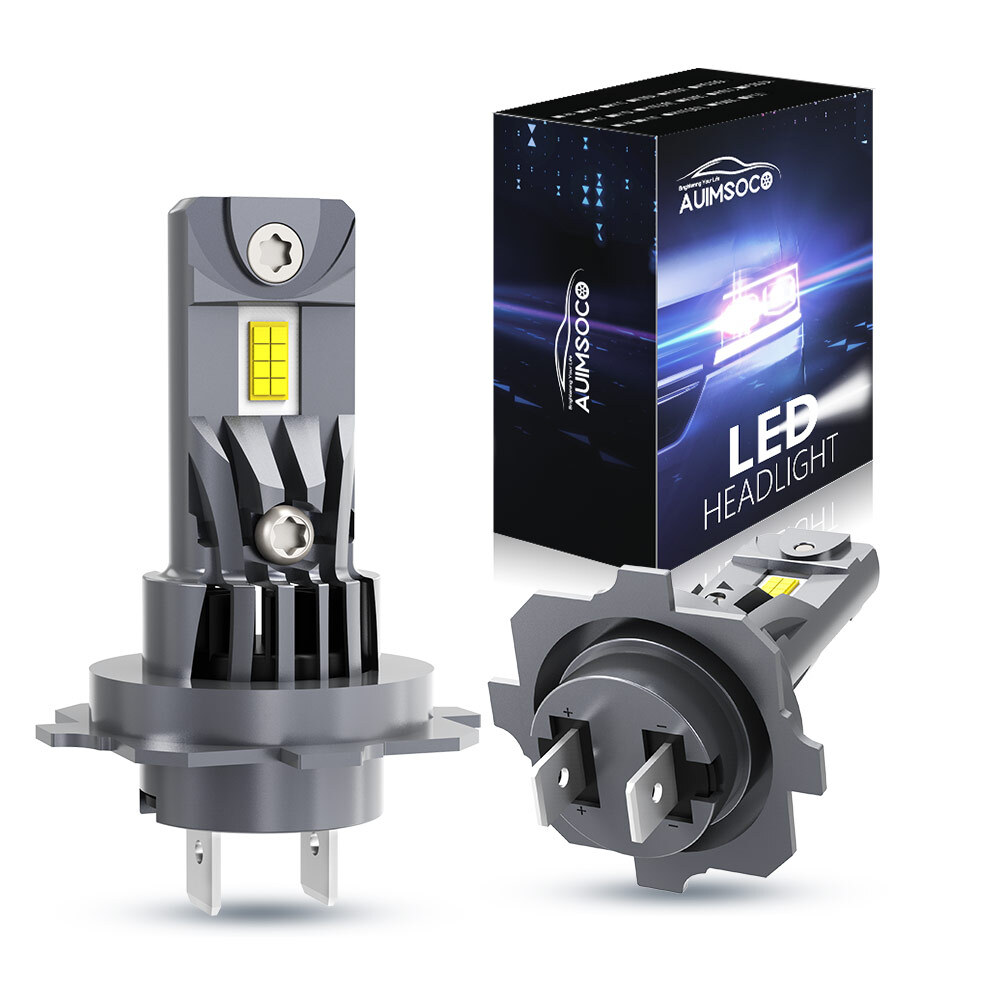 LED Headlights Bulbs White Lights 2x H7 For Yamaha YZF R1 2007-14 YZF R6 2005-14
