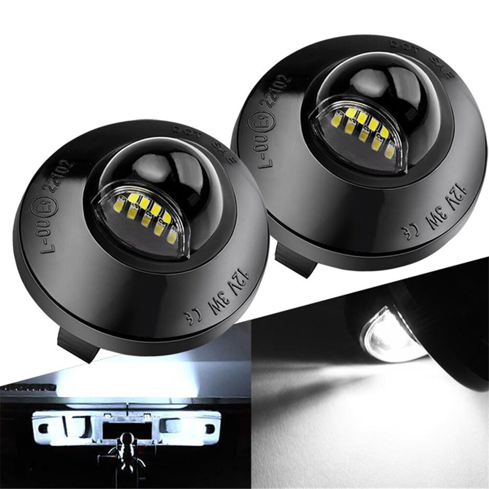 2x Set LED License Plate Light Replacement For Ford F150 F250 F350 1990-2014