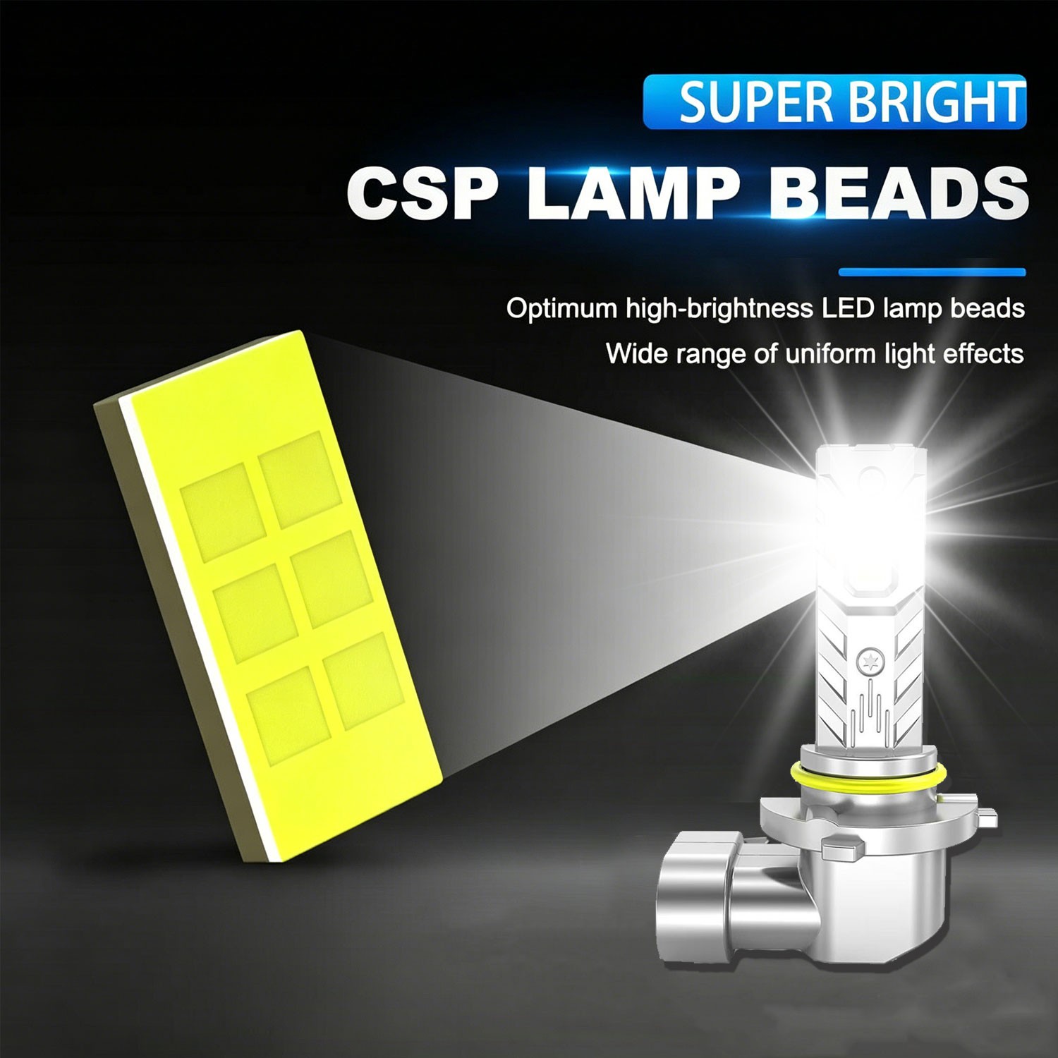 9005 + 9006 LED Headlight Kit Bulbs Hi Lo Beam For Chevrolet Colorado 2004-2012