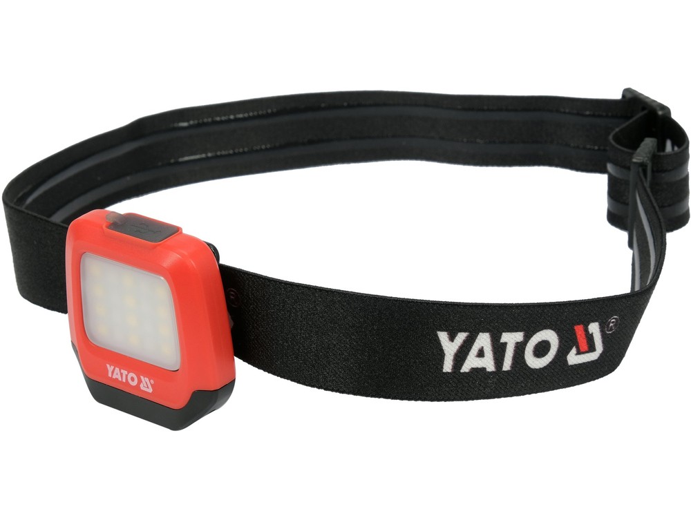 Yato LED Headlamp 2In1 SMD LED 200Lm + 3.7V 500Mah YT-08598