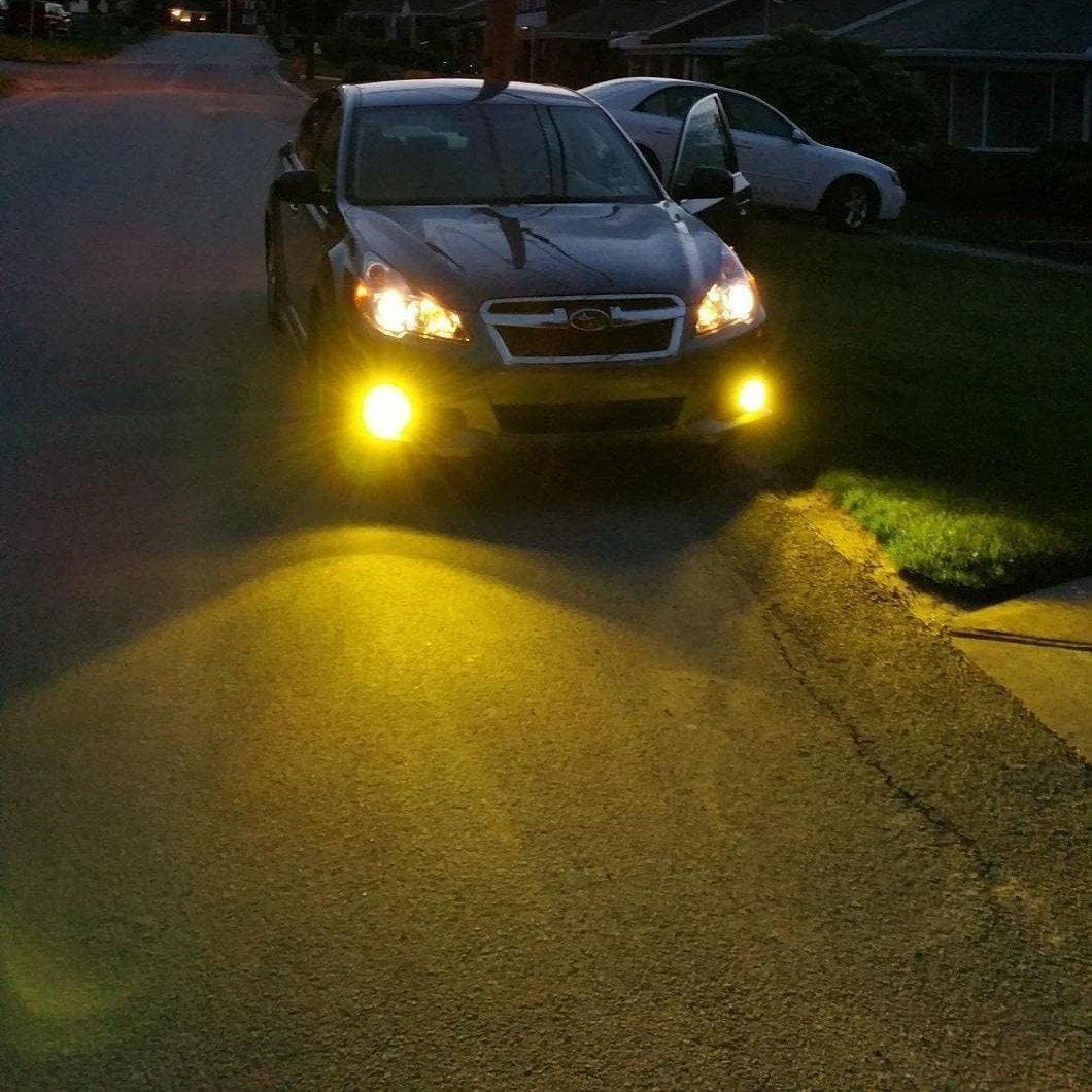 2 Pack H8 H11 LED Fog Light Bulbs 6000K 1200LM Brightness Waterproof Plug & Play