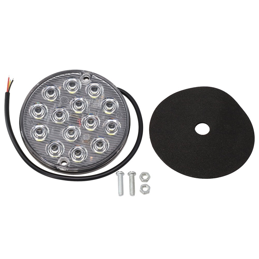 1 Piece Round LED Tail Light 16 LEDs 50000 Hours ABS Material High Quality