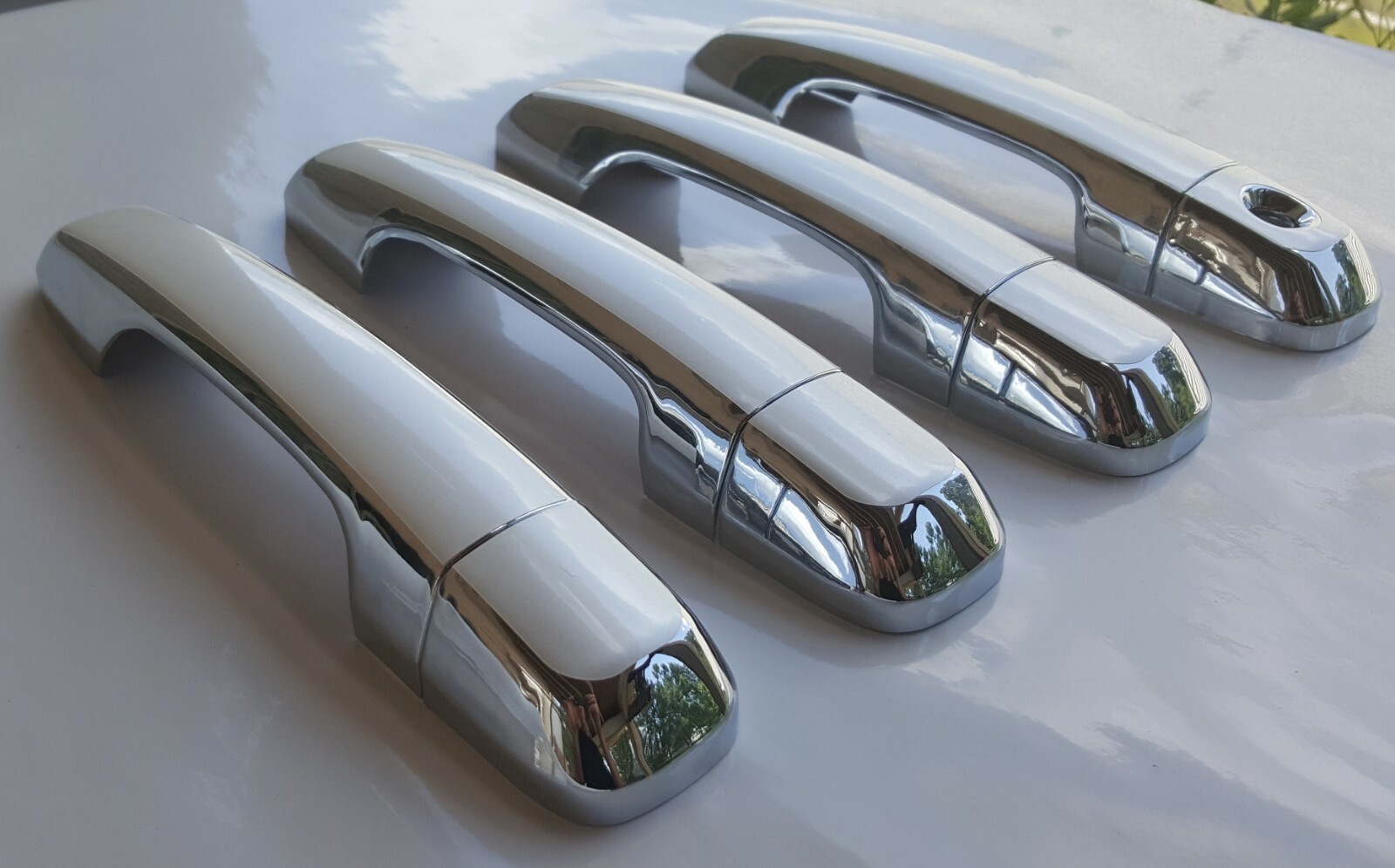 Custom Black OR Chrome Door Handle Covers 2010-2022 Toyota 4Runner U PICK CLR