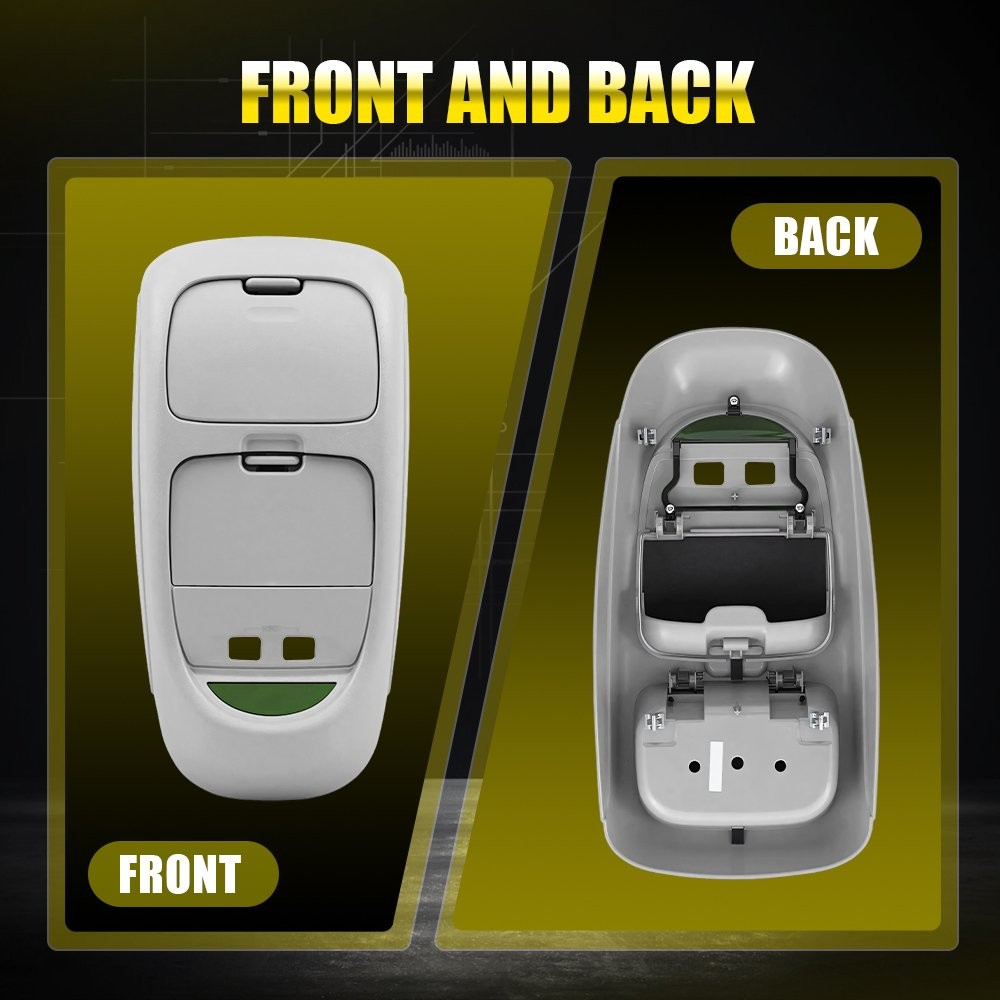 1-6X Overhead Console Gray For Ford F250 F350 F450 F550 2002-2004 Easy Install