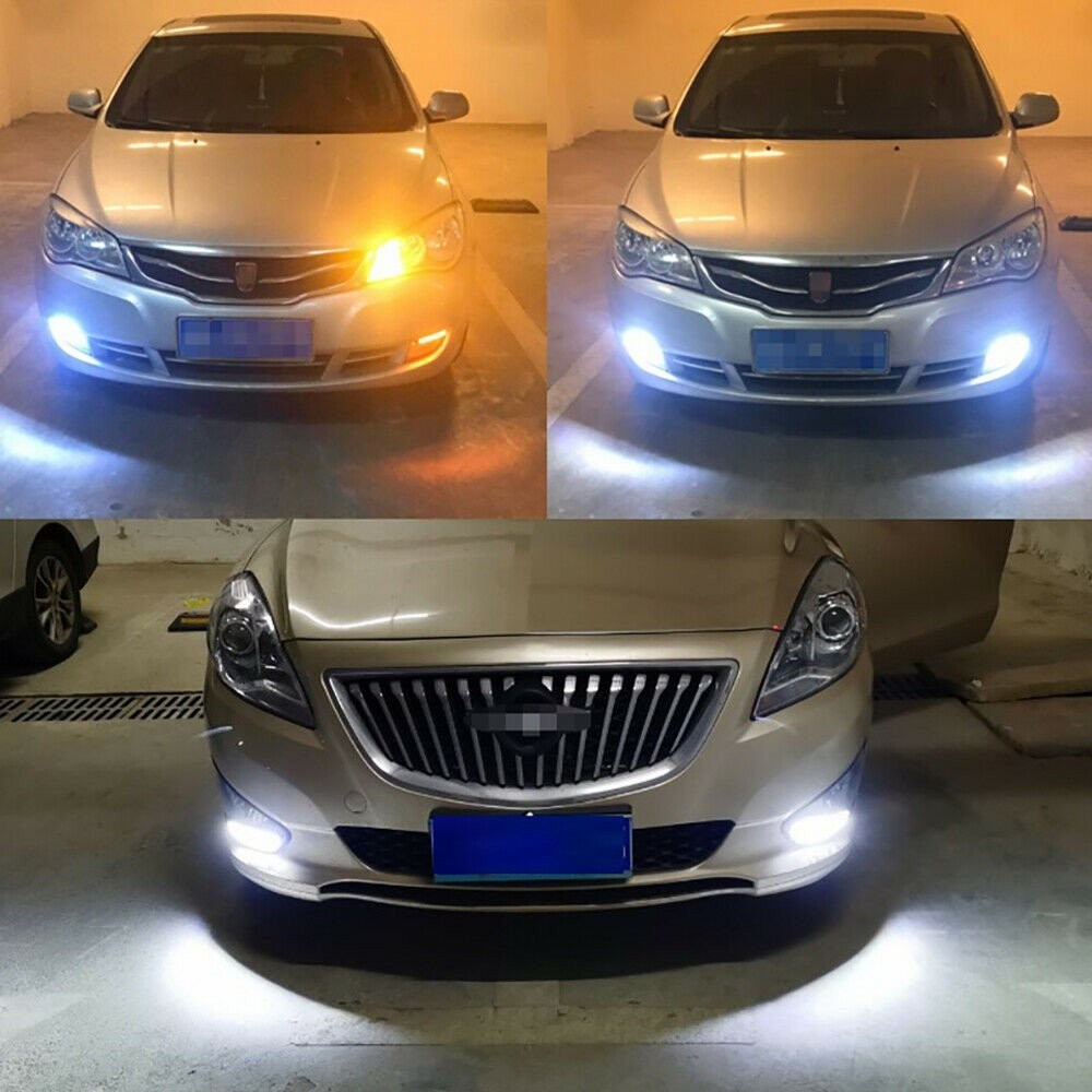 2x Sequential DRL LED Daytime Running Light Flowing Turn Signal Headlight Strip