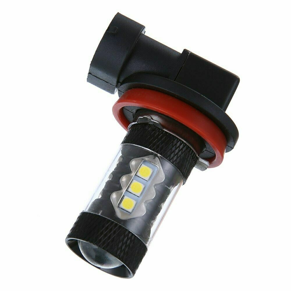 2X H8 H11 COB LED 6000k Super White High Power 160W Fog Light Bulbs Lamp Set