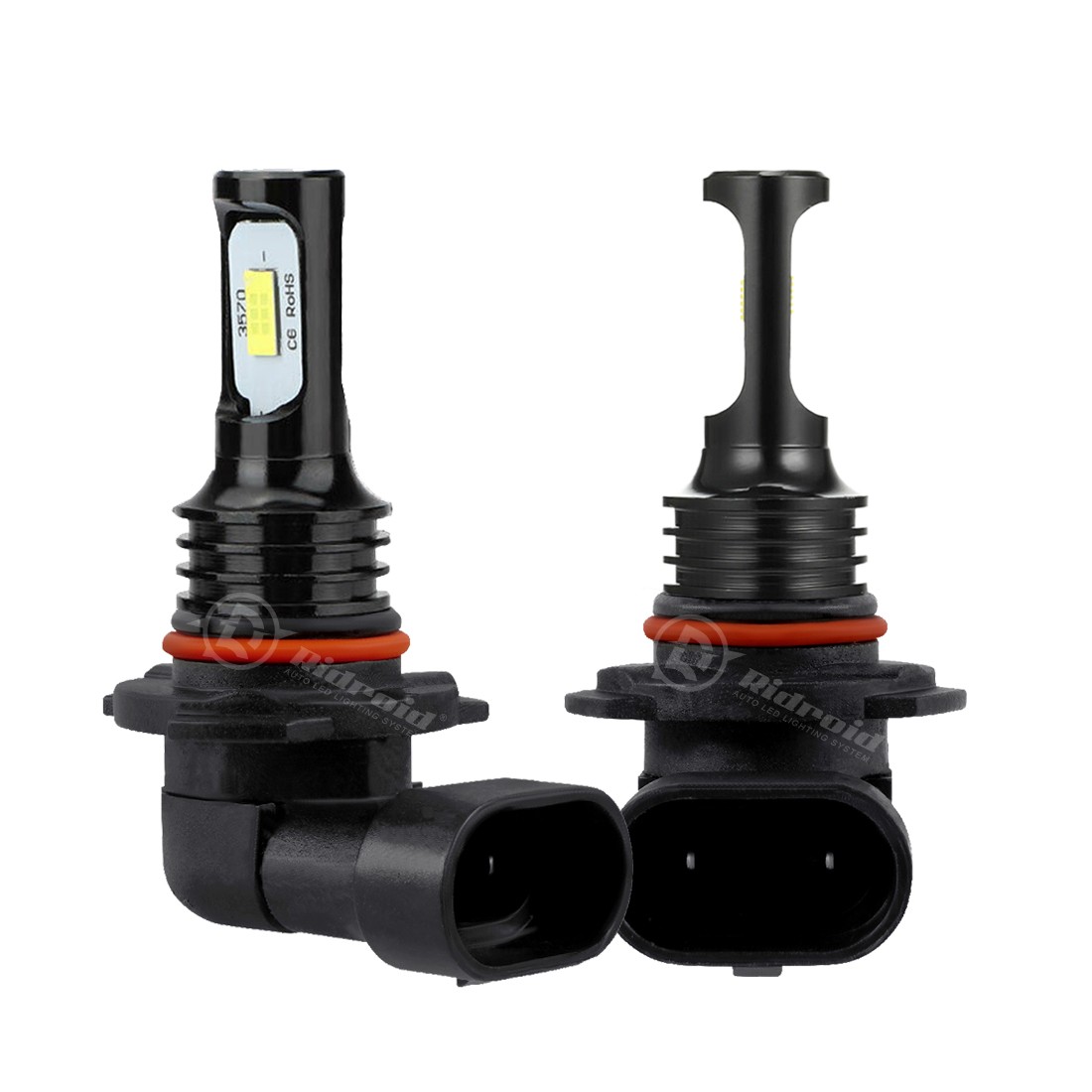 H11 9005 LED Headlight KIT Combo Bulbs 10000K High&Low Beam Super Bright White