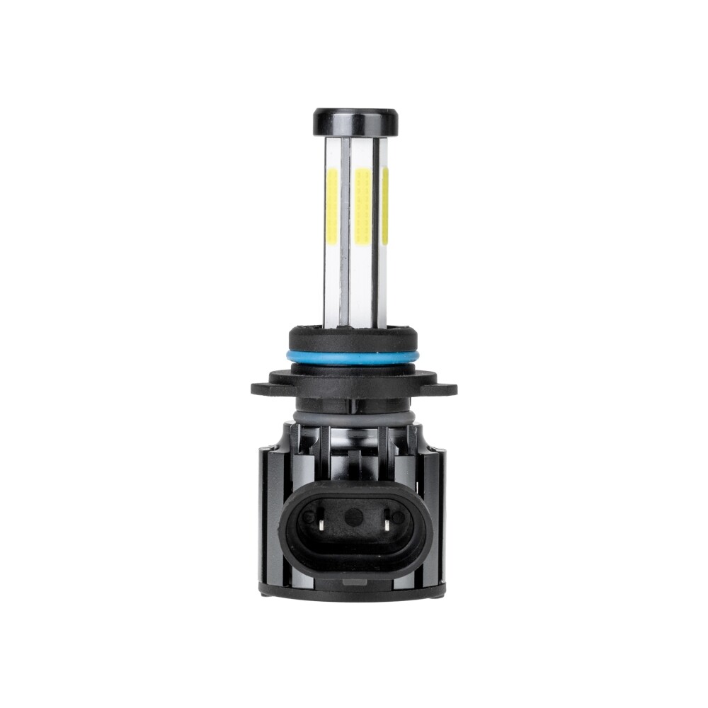 6-sides 9012 HIR2 LED Headlight Bulbs Kit High Low Beam Super Bright 6500K White