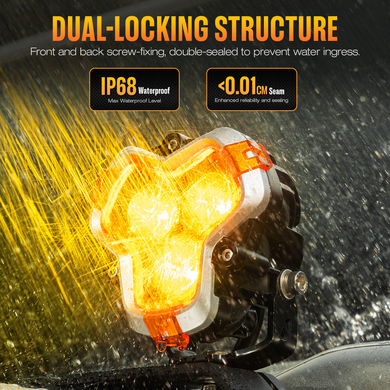 2pc Reddot Winner 3“ LED Work Light Pod Spot Flood Jeep SUV Truck Off Road Lamp