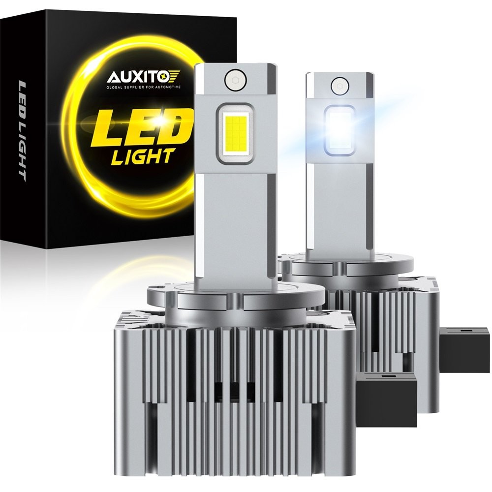 Pair D1S D1R D3S D3R LED Headlight High Low Beam HID Xenon Replace Bulbs 6000K