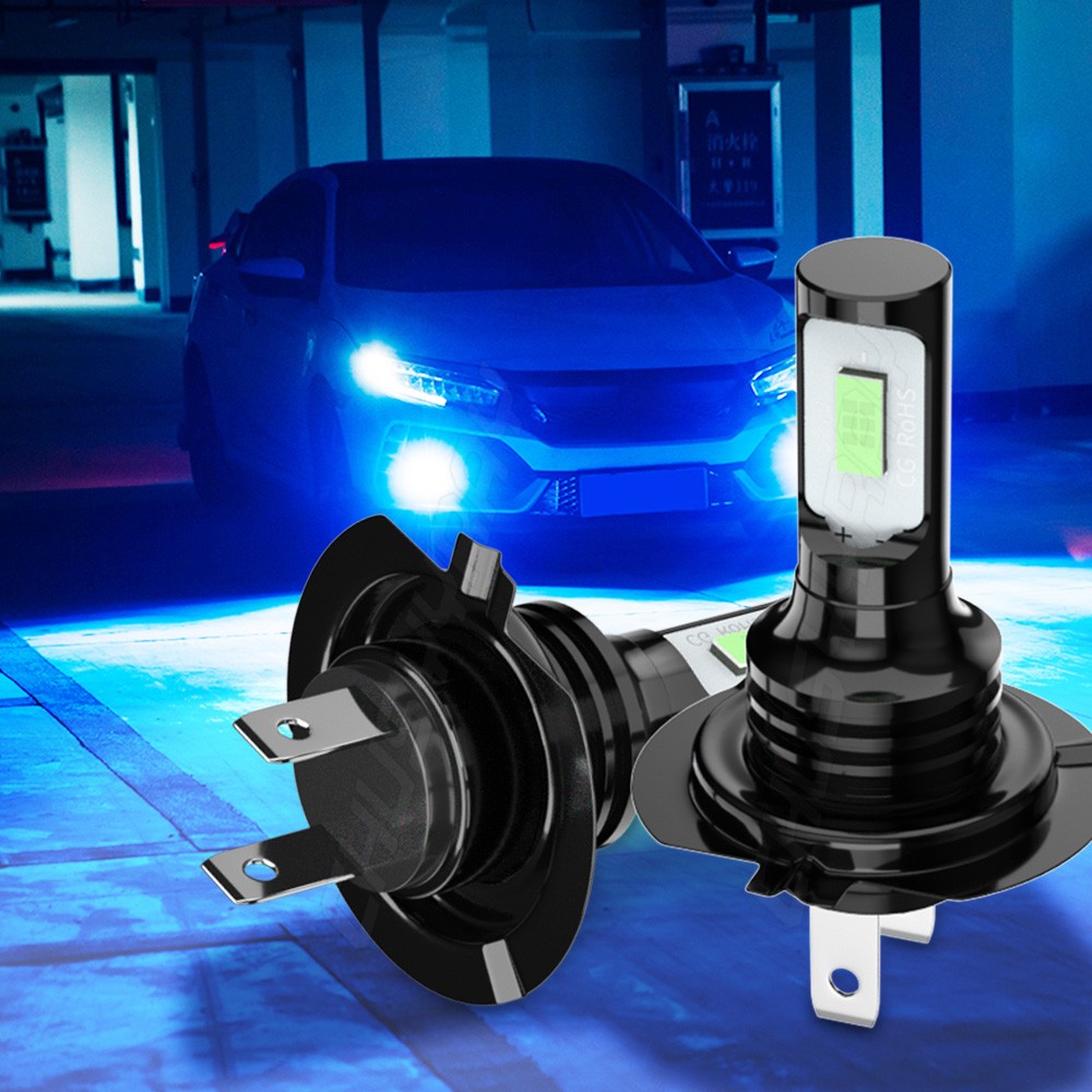 For Yamaha YZF-R6 2003-09 YZF-R1 2009-11 – 2x LED Headlight H7 Bulbs Blue 8000K