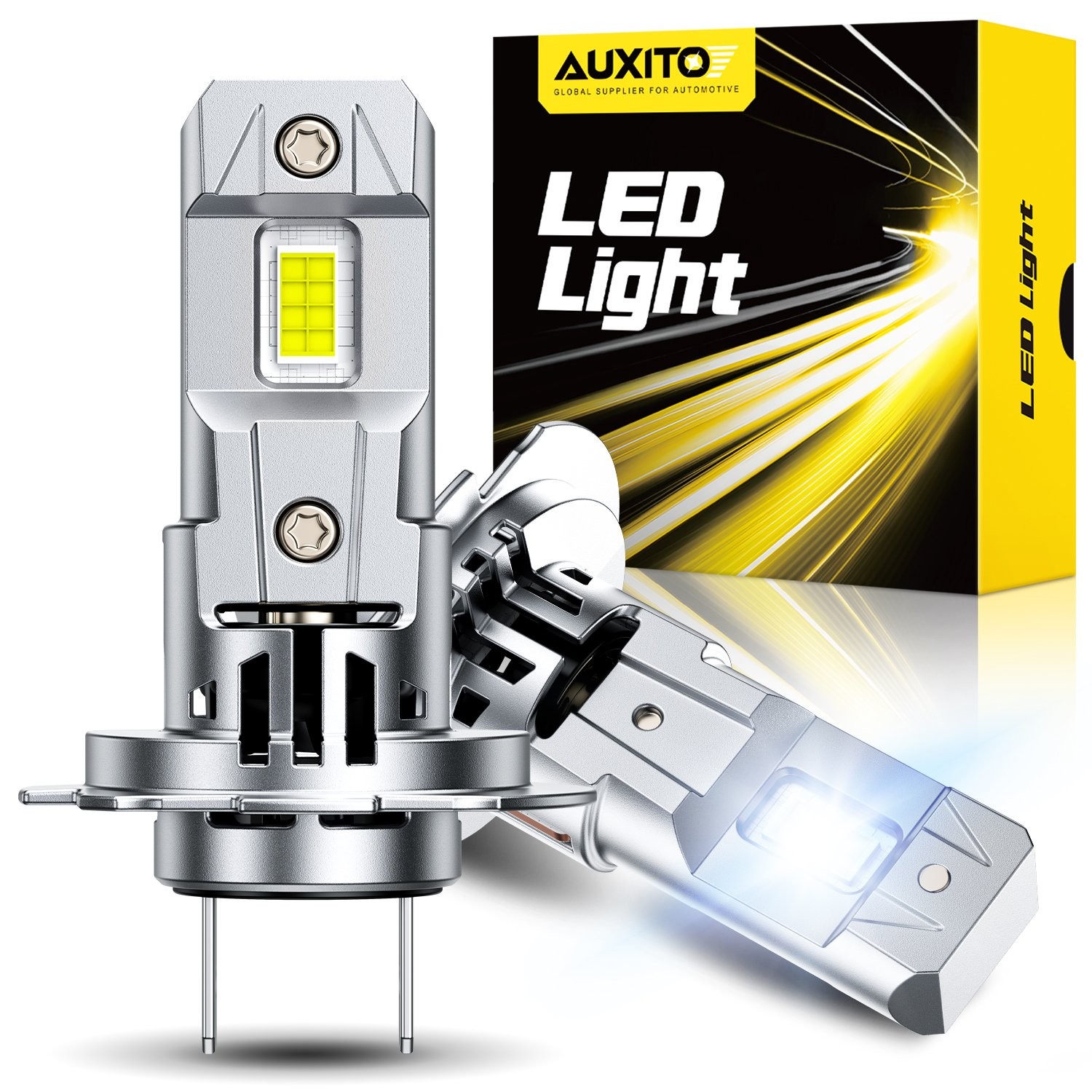H7 LED Headlight Bulb For Yamaha YZF-R6 2003-15 YZF-R1 2006-16 6500K 30000LM M6S