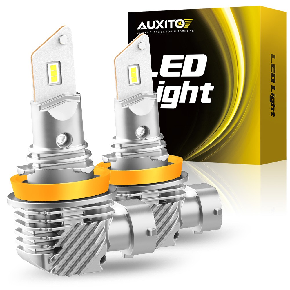 LED Headlight Bulb AUXITO H11 H9 H8 Low Beam Fog Light 17W 20000LM 6000K White
