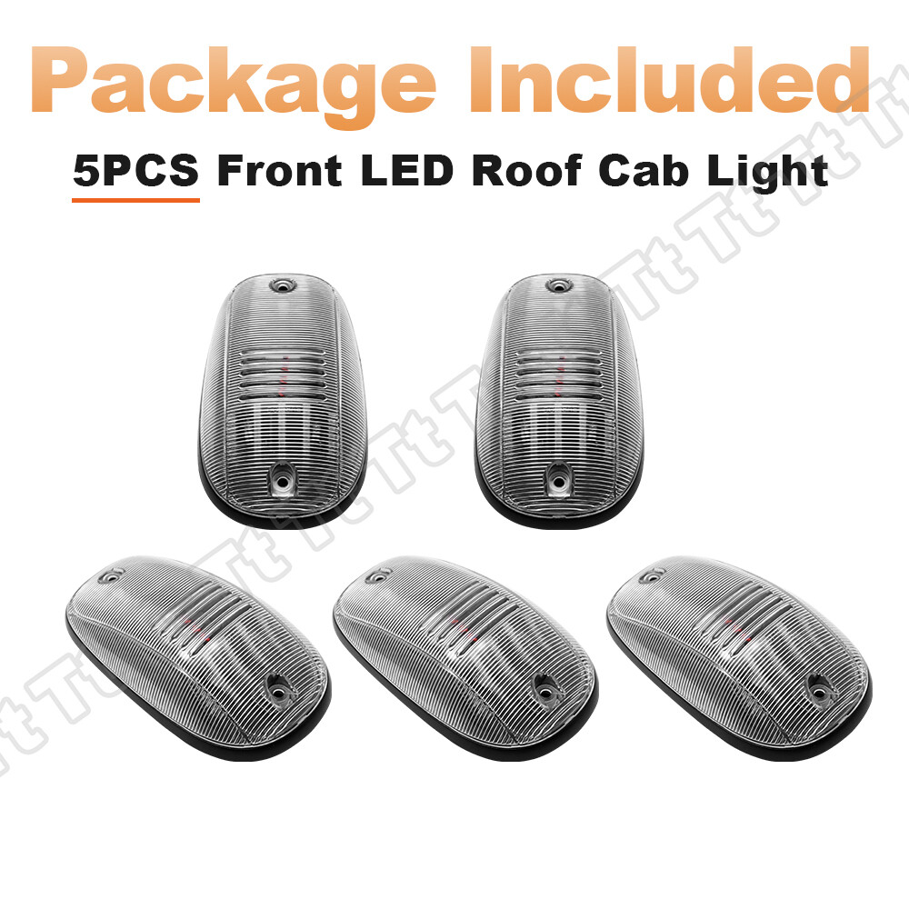 For 03-18 Dodge Ram 1500 2500 3500 Truck LED Cab Roof Marker Running Light Clear
