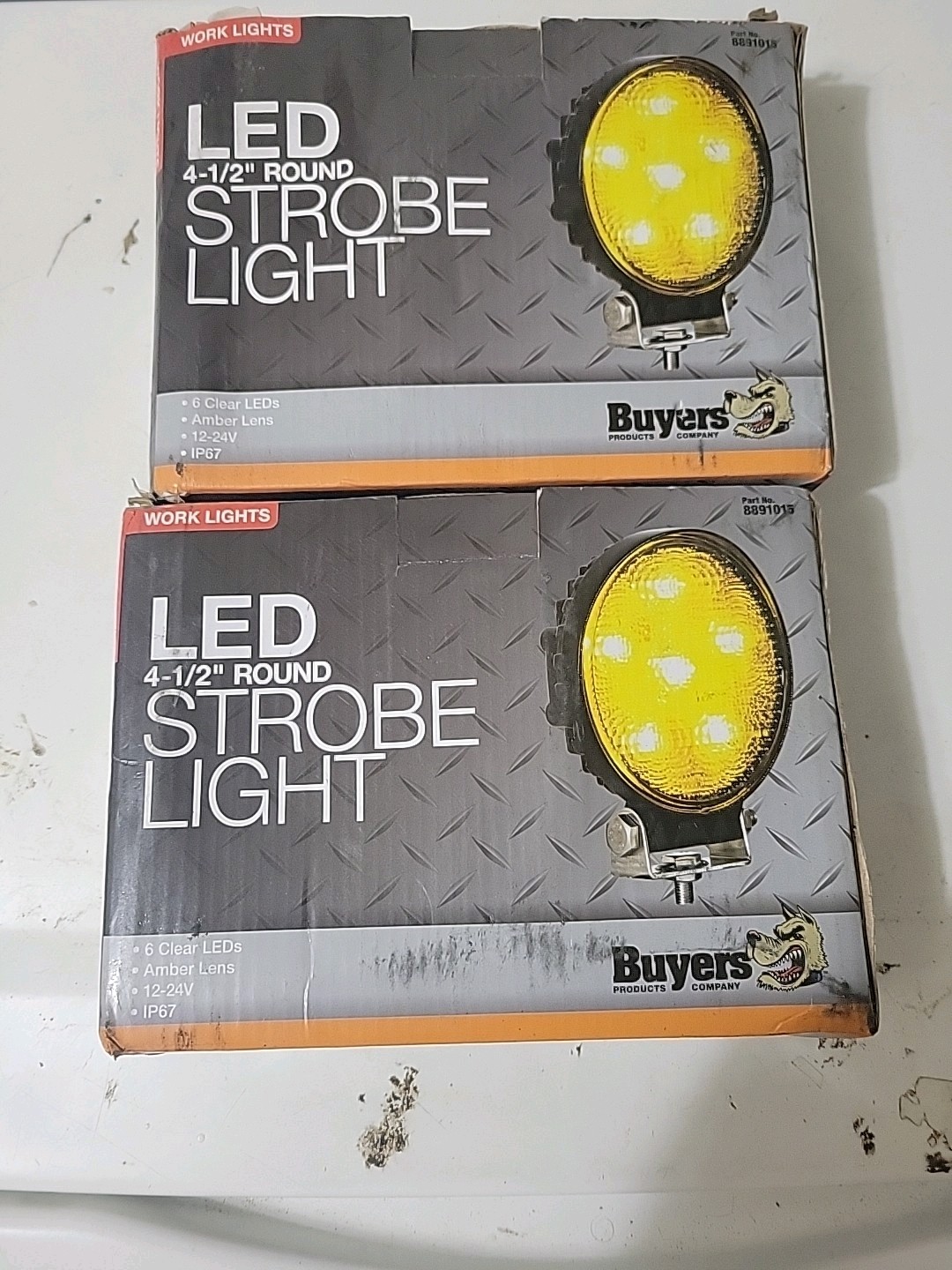 buyers products 4.5 Round strobe lights Work Lights