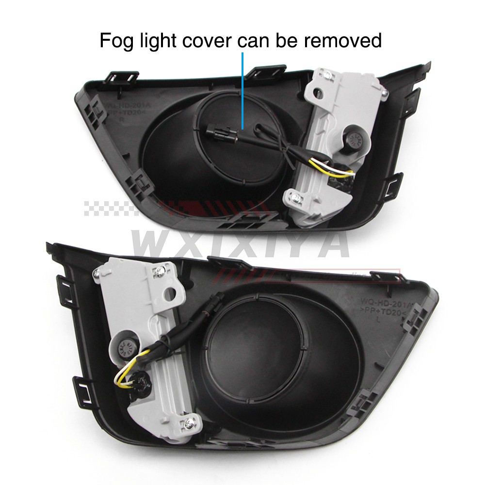 LED DRL for Honda Jazz Fit 2014-2017 Daytime Running Light Fog Turn Signal Lamp