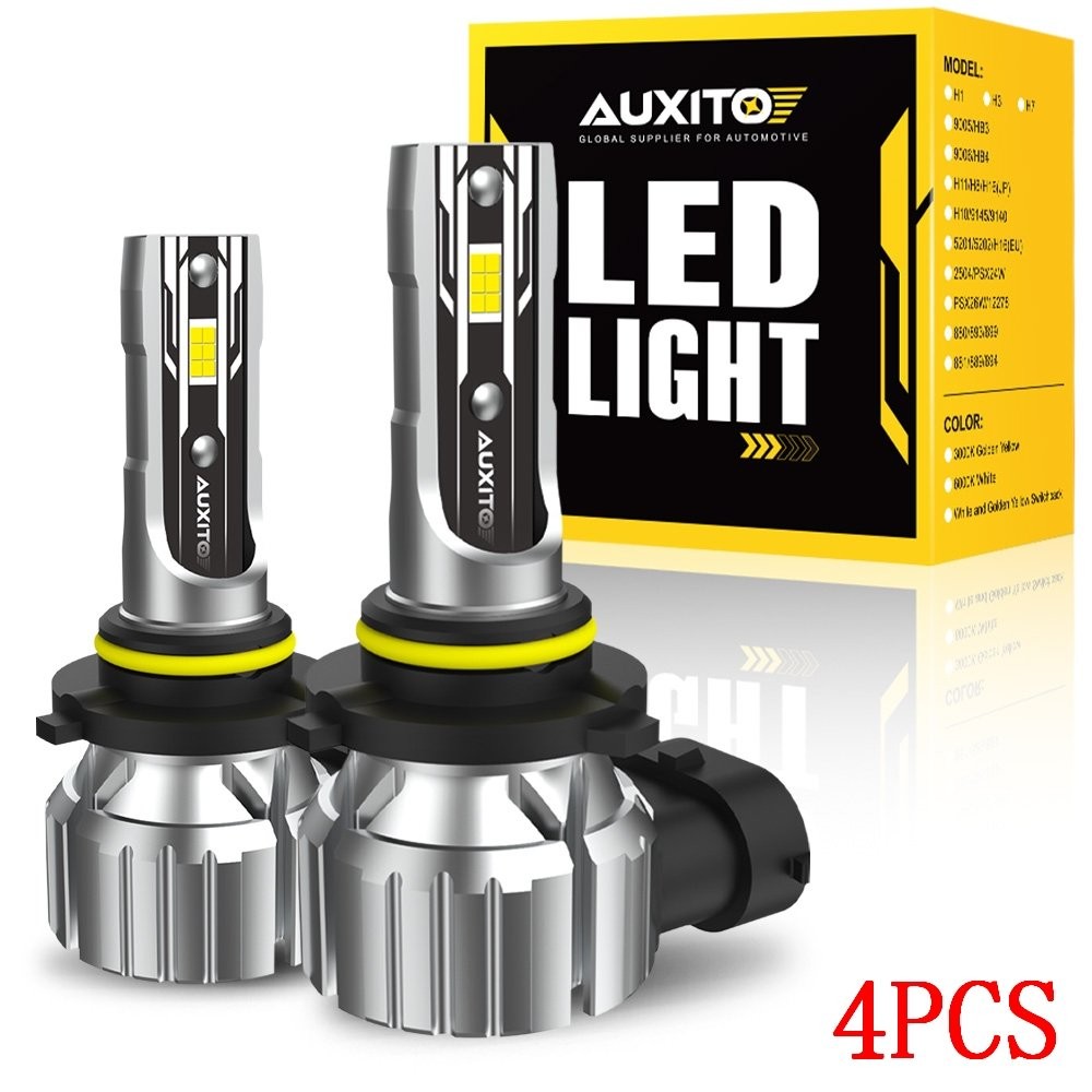 9005 H11 LED Headlight Kit Bulbs 6000K White Super Bright High/Low Beam 2/4X
