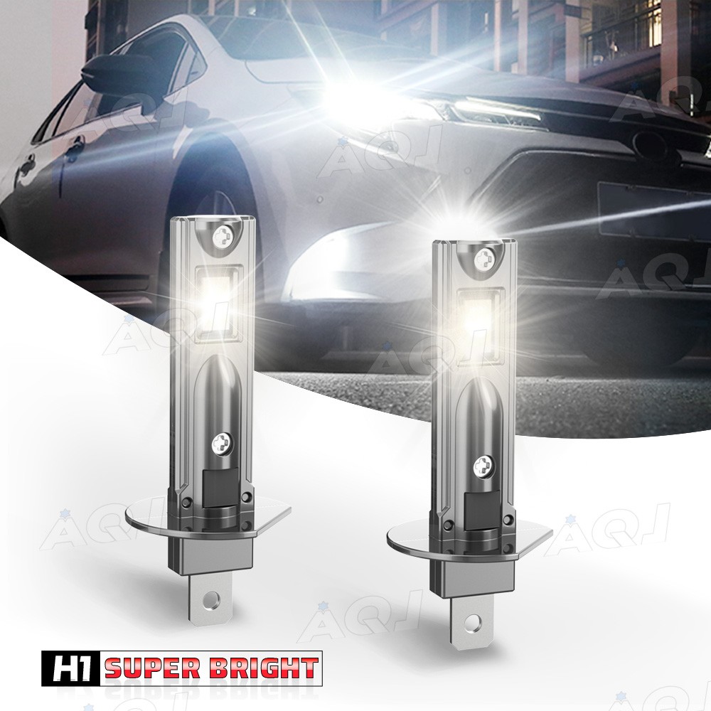 H1 6000K Super Bright White 60000LM CSP LED Headlight Bulb Kit High Low Beam DRL