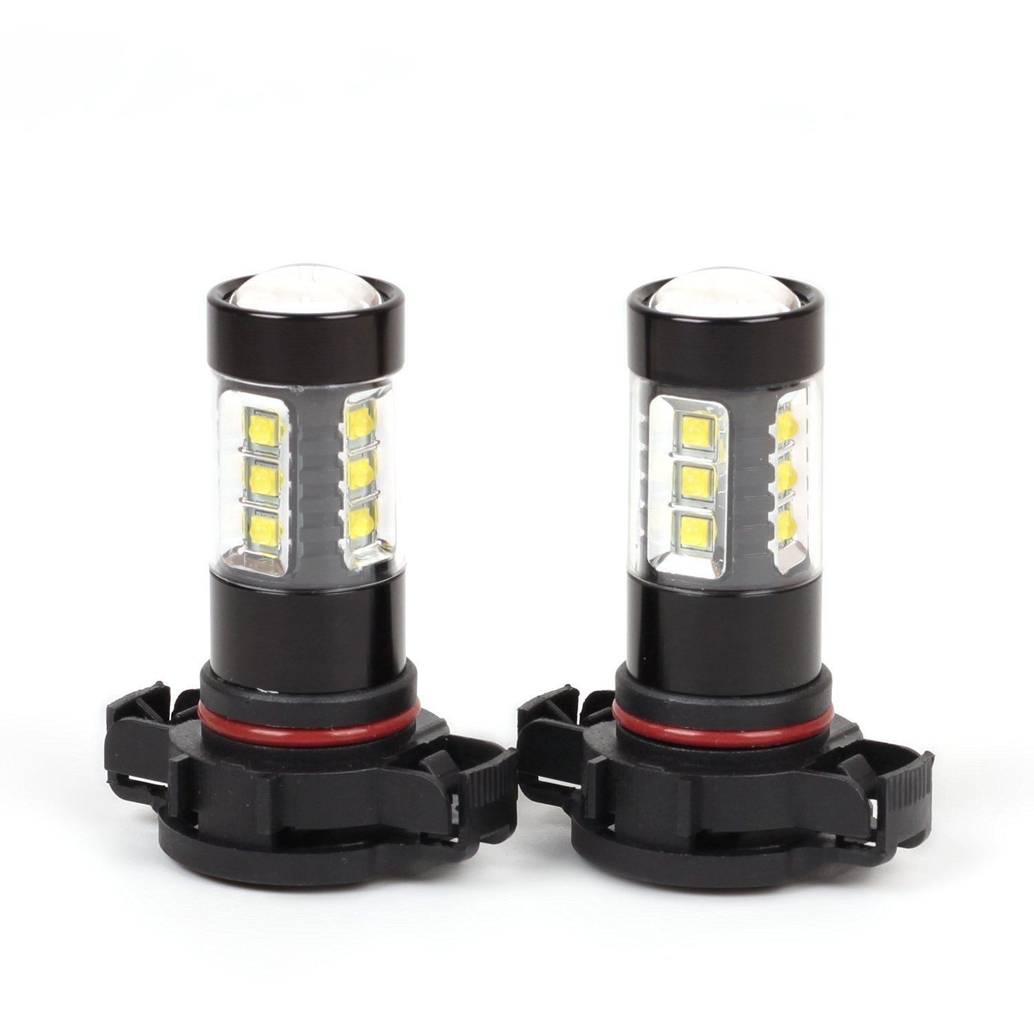 2PCS 100W H16 5202 LED Fog Light Bulb 6000K For 2007-2018 GMC Sierra 3500HD
