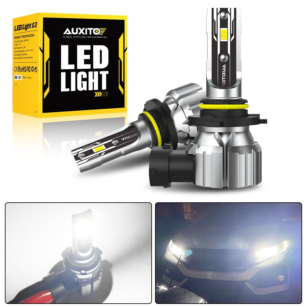 AUXITO 9006 LED Headlight Bulb Kit Low Beam 80000LM Bright 6000K White 1-6 SET