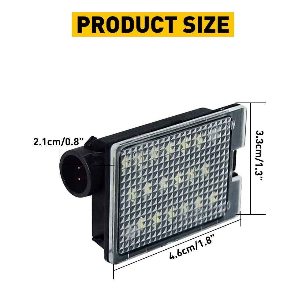 2x LED License Plate Light Lamp SET „SUPER BRIGHT“ For 2014-2021 Dodge Durango