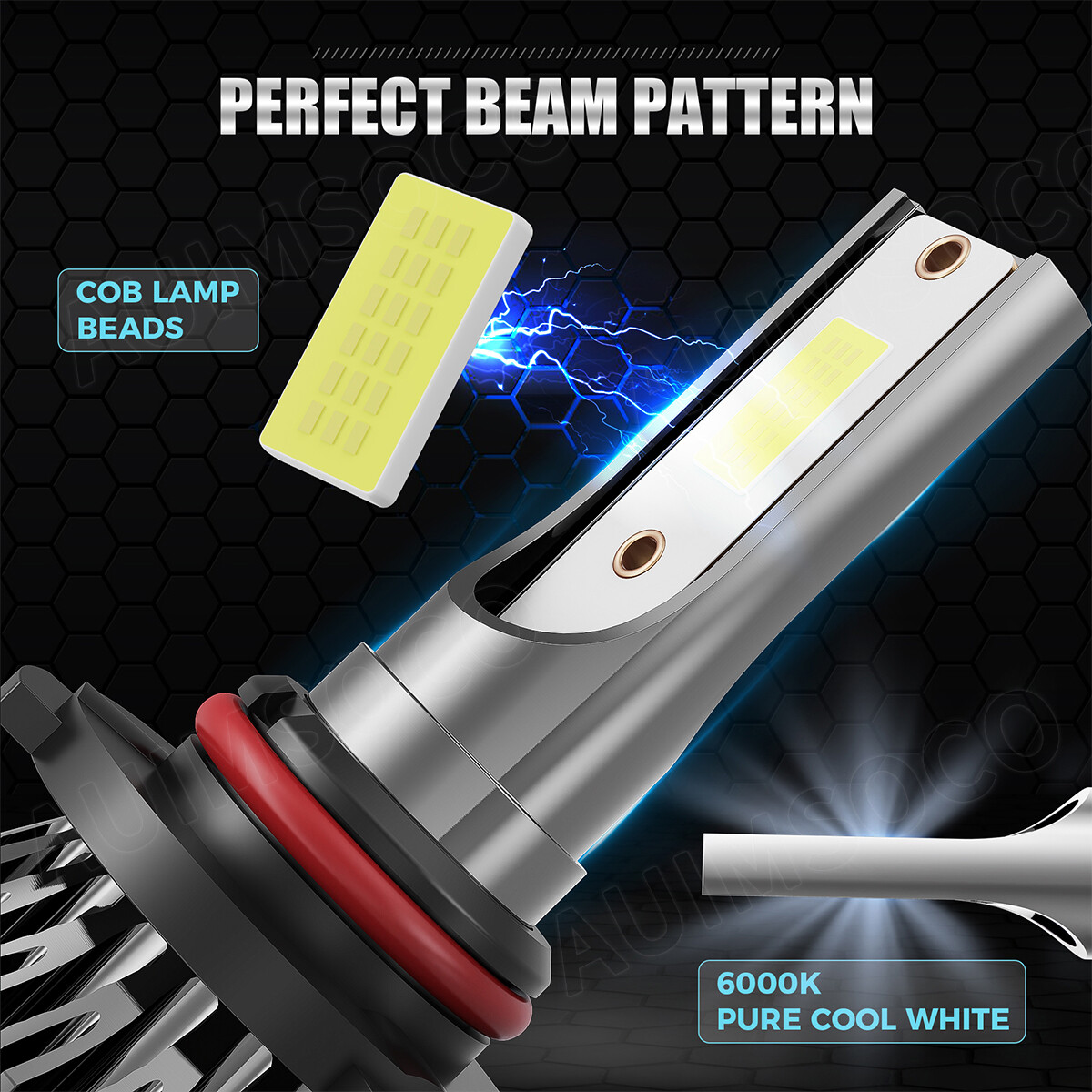 For BMW 540i 1995 4Pcs 9005 9006 LED Headlight High Low Beam Bulbs Super Bright
