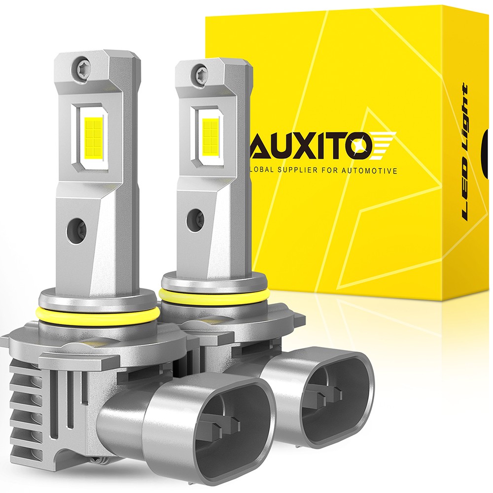 AUXITO 9006 LED Headlight 6500K High Low Beam Bulb Conversion Crystal White 2PCS