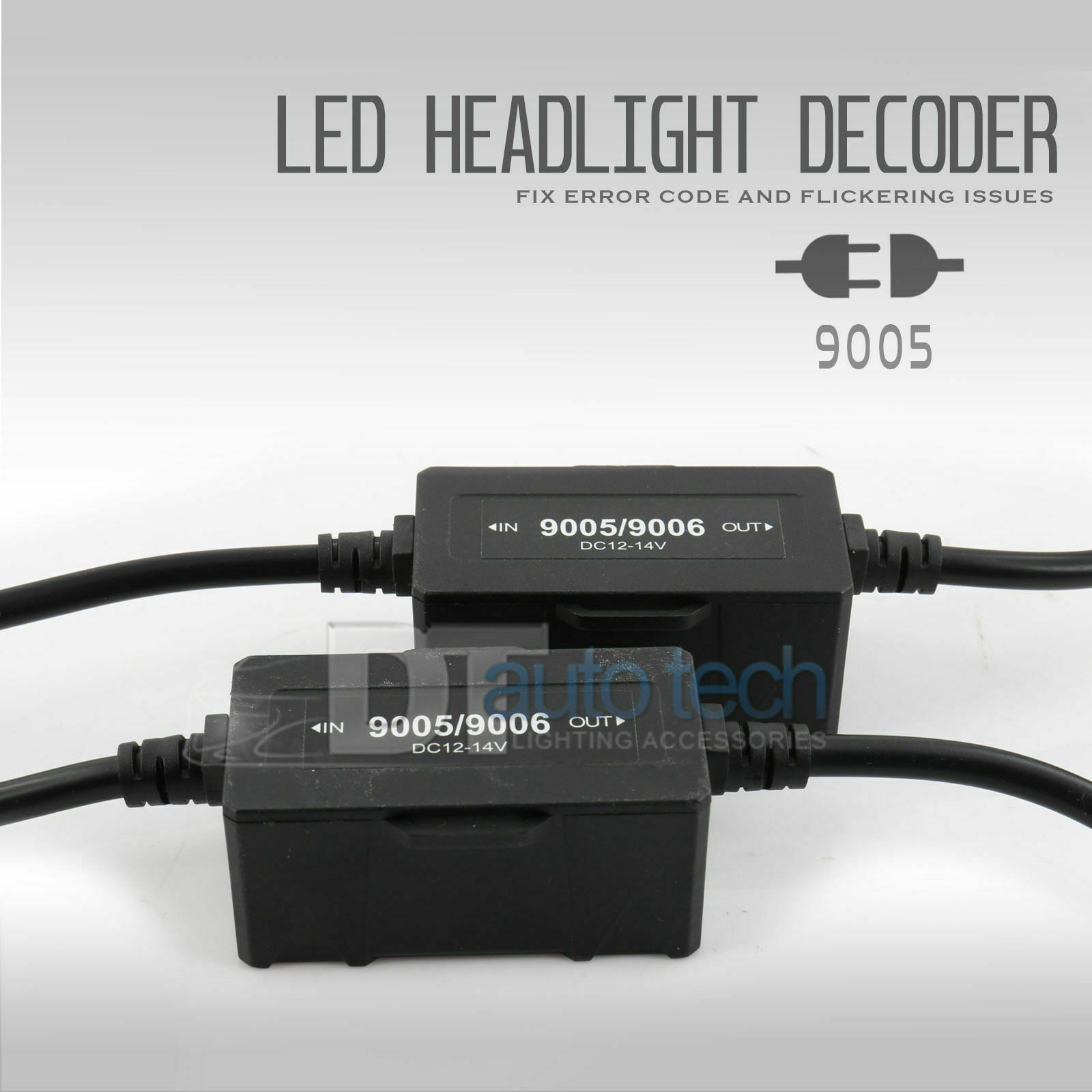 Error Free Headlight Kit Canbus H11 Decoder HID Anti-Flicker Load Resistor