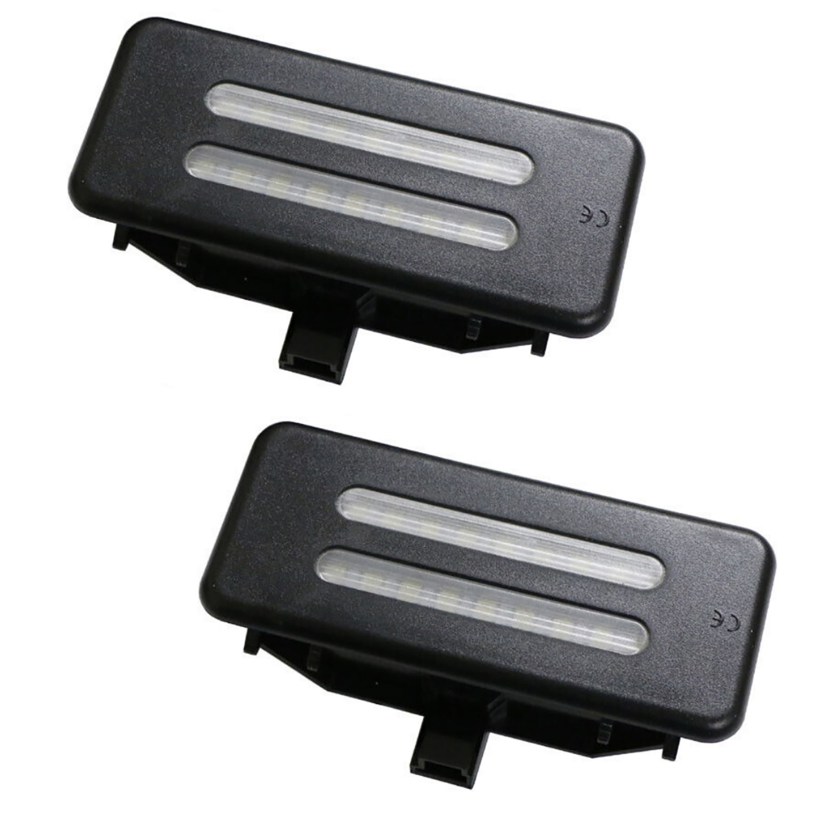 2Pcs New Sun Visor Vanity Mirror LED Lights Car Replacement For BMW E60 E60N E61