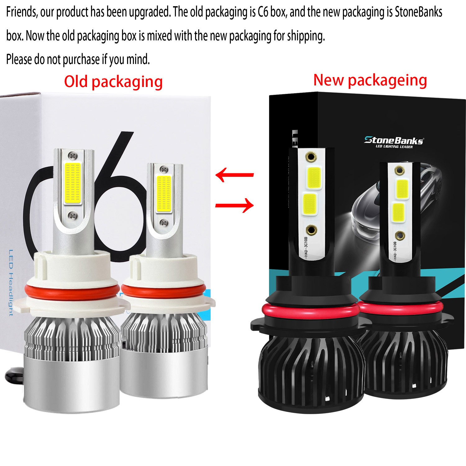2x H7 LED Headlight Bulbs Kit Hi/Lo Beam 280W 720000LM Super Bright 6000K White