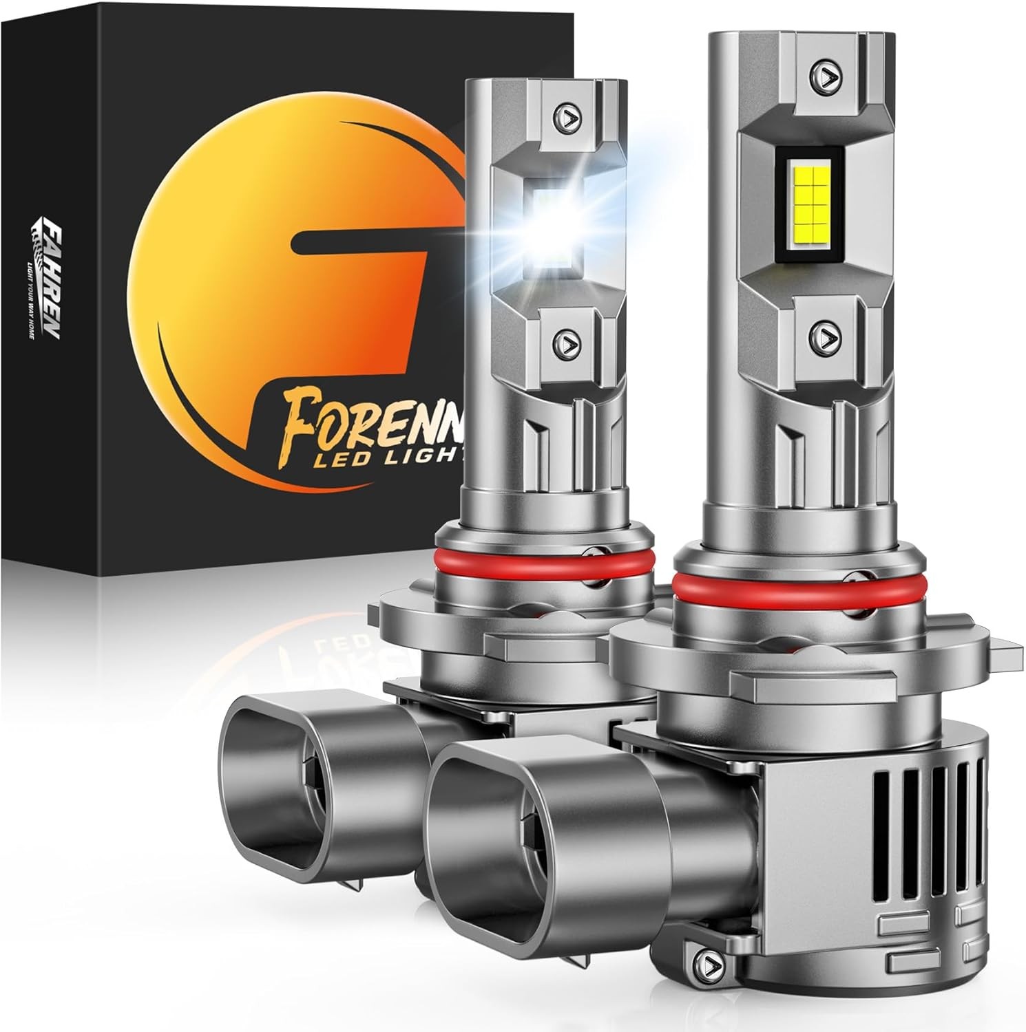Fahren 9012 Bulb 50000LM 1000% Ultra-Brighter Hir2 Driving Light 60000HRS+ Lifes