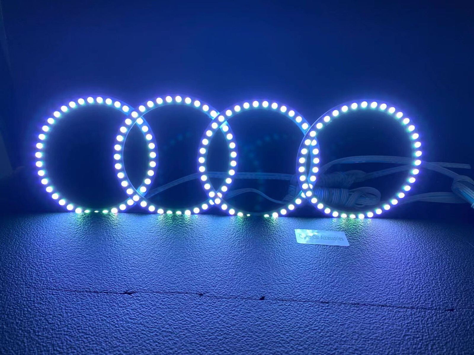 For Car Headlight & Fog Lights LED RGB Rings Halo Rings Angel eyes 40mm to 140mm