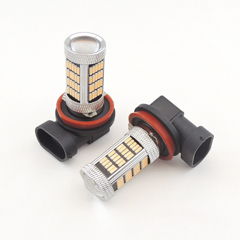 2 Bright Pink Fog Lights H11 H8 LED Bulbs Fit for Honda Civic 2006-2021 Fog Lamp