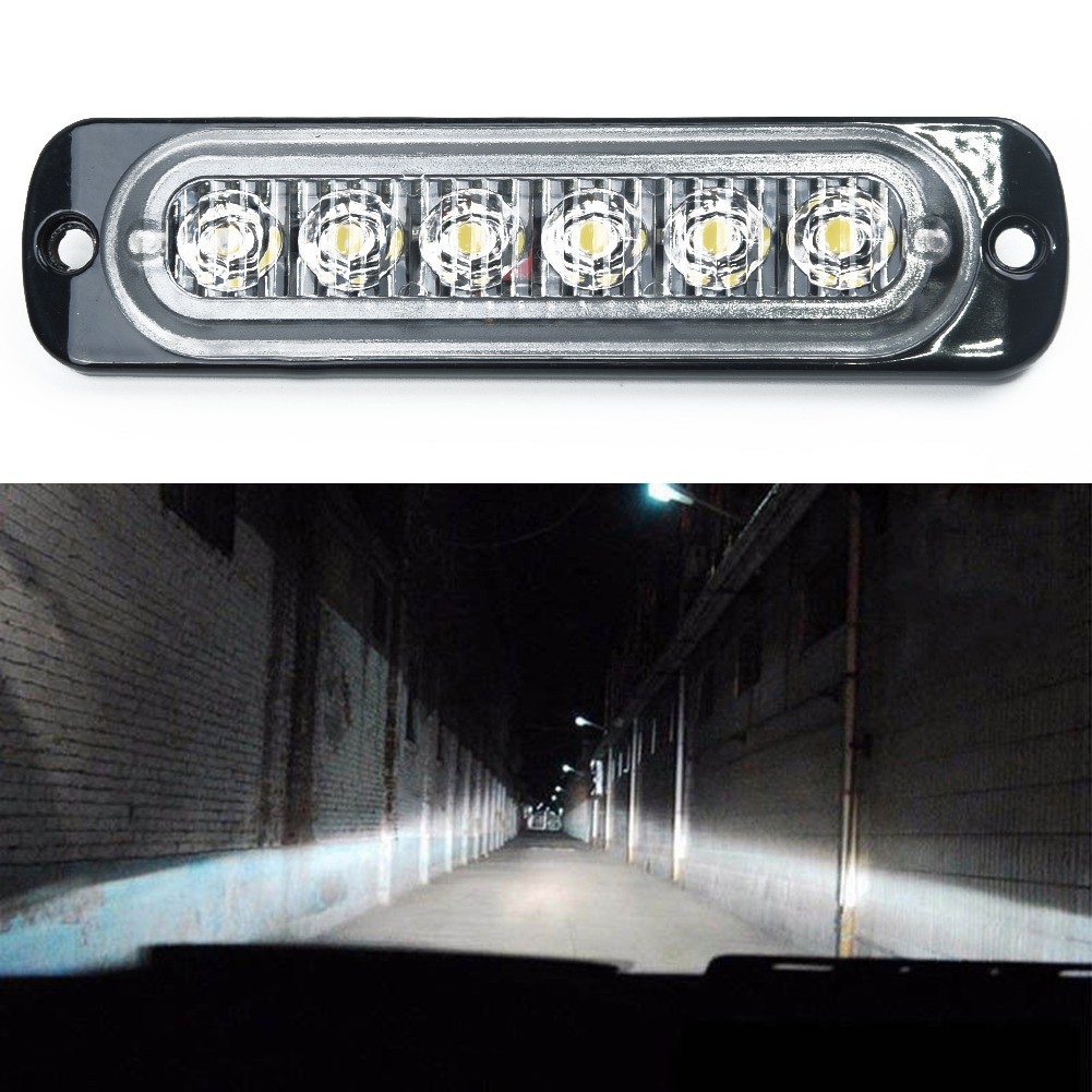DC 12V-24V LED Work Light Bar Floods Spot Offroad Car SUV Driving Fog Lamp Set