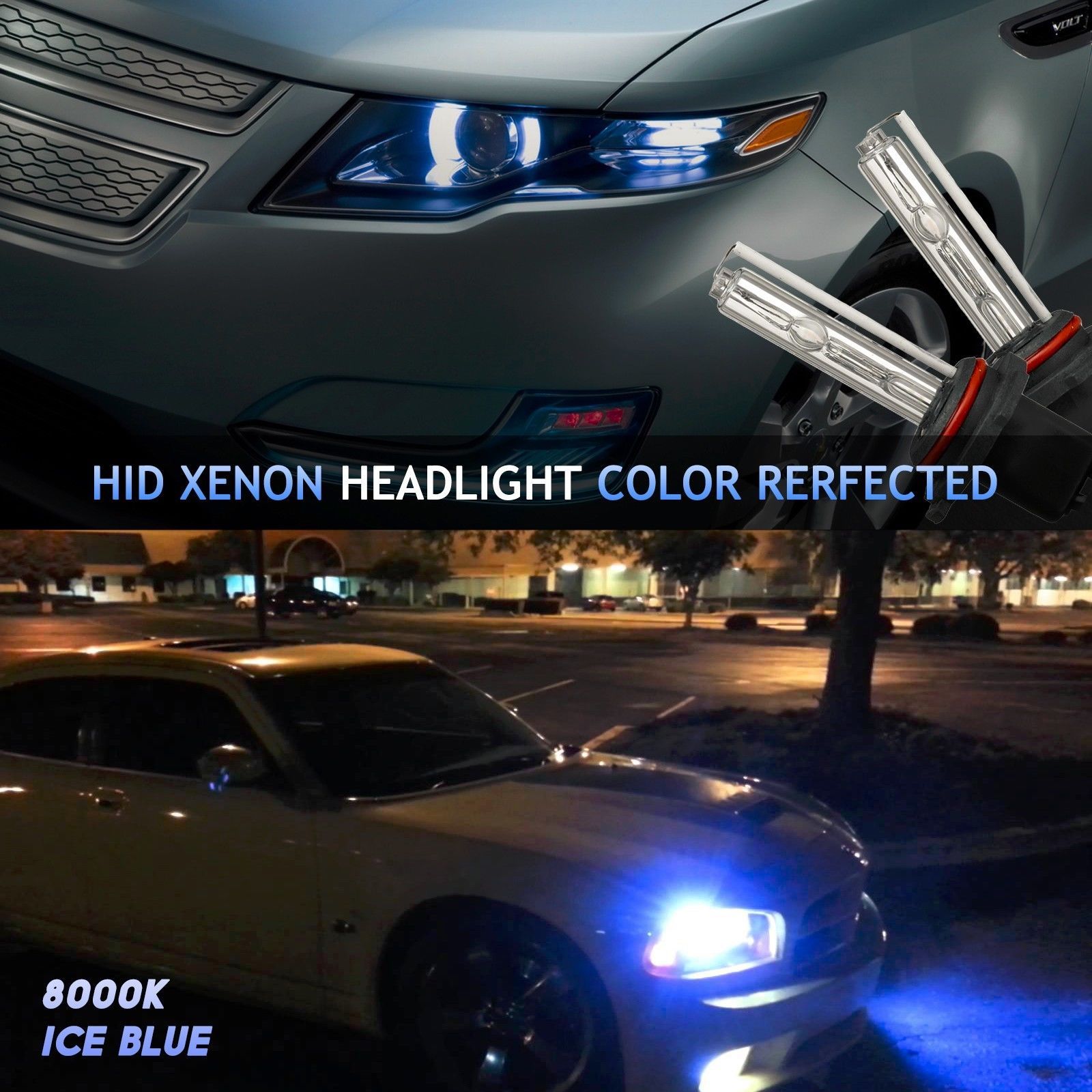 XENTEC AC 35w HID Kit 9005 9006 H1 H3 H4 H7 H10 H11 H13 H16 5202 6000K 5K Xenon
