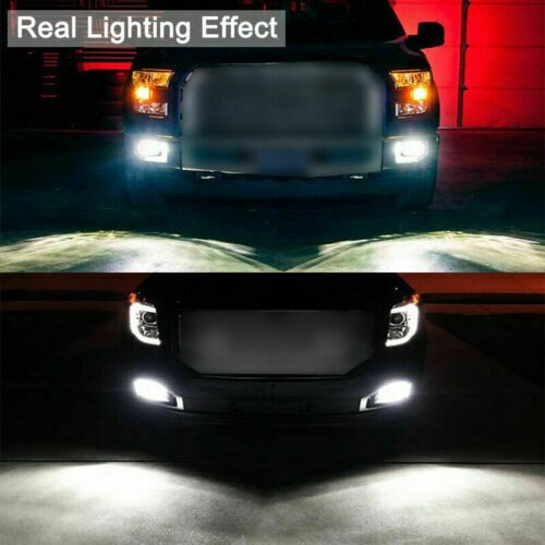 For Jeep Cherokee 2016-2018 White LED Headlight Hi/Lo+ Fog Light Bulbs Combo Kit