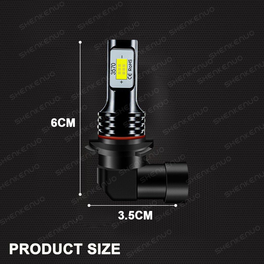 9005 9006 LED Combo 6000K Headlight Kit Bulbs Bright White HB3 HB4 High Low Beam