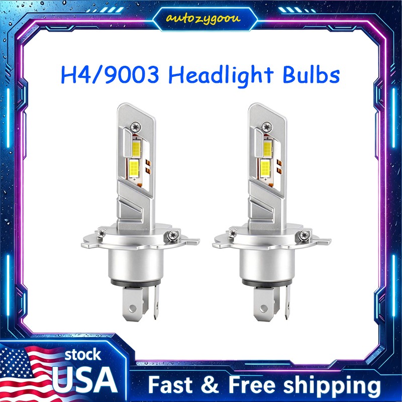 2x 6000K LED Headlight Bulbs H4/9003 High&Low Beam For Honda Element 2003-2010