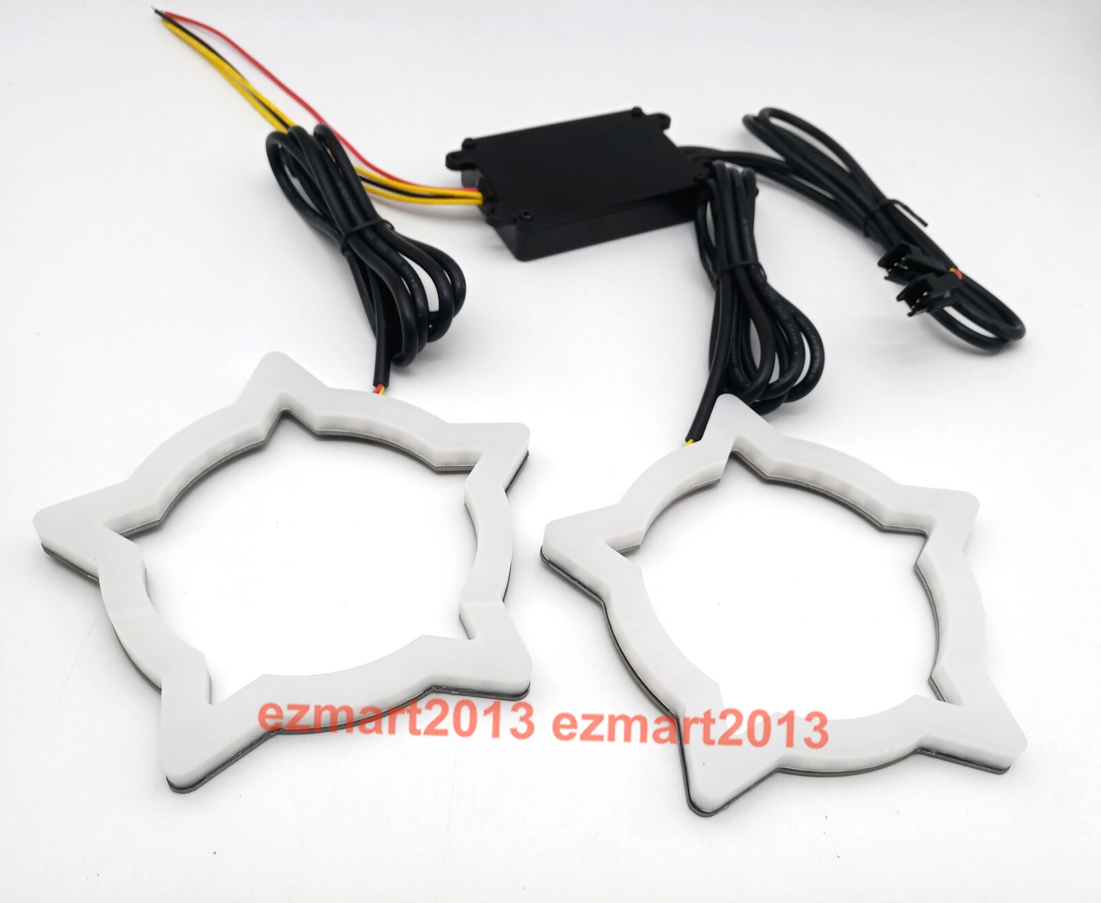 Flow chasing RGB star halo Dream color Turn Signal Flash Demon eye bluetooth DRL