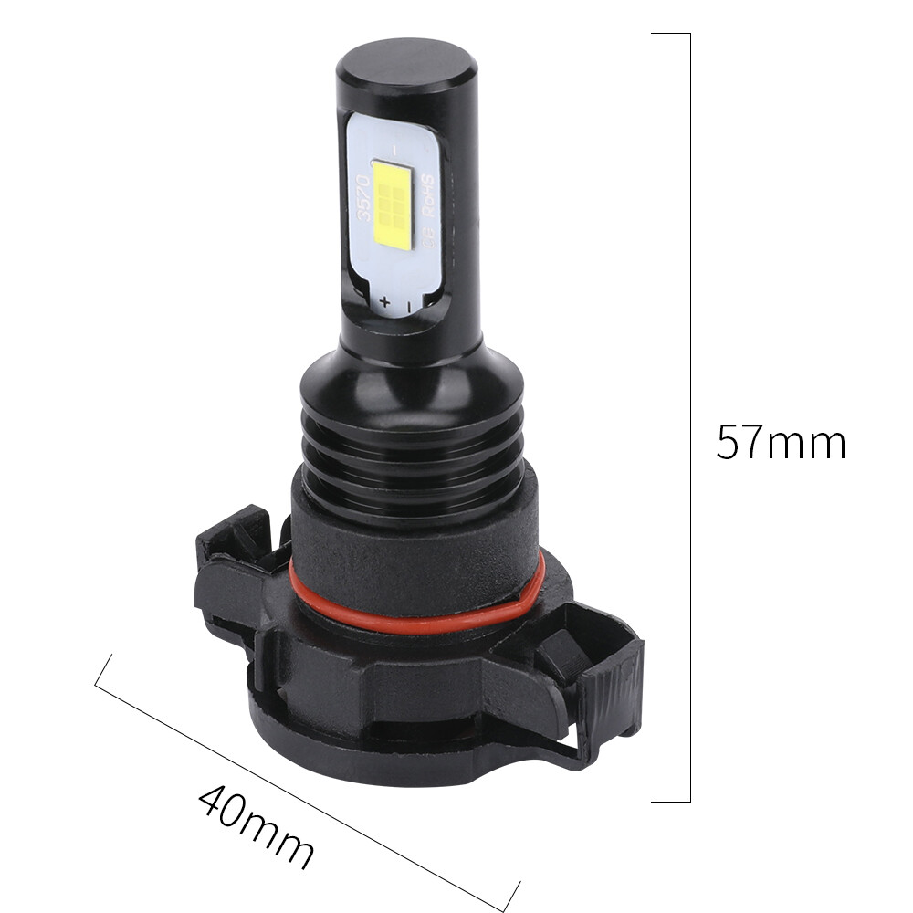 LED Fog Light Bulb 5202/H16 White for Chevy Silverado 1500 2500 HD 2007-2015