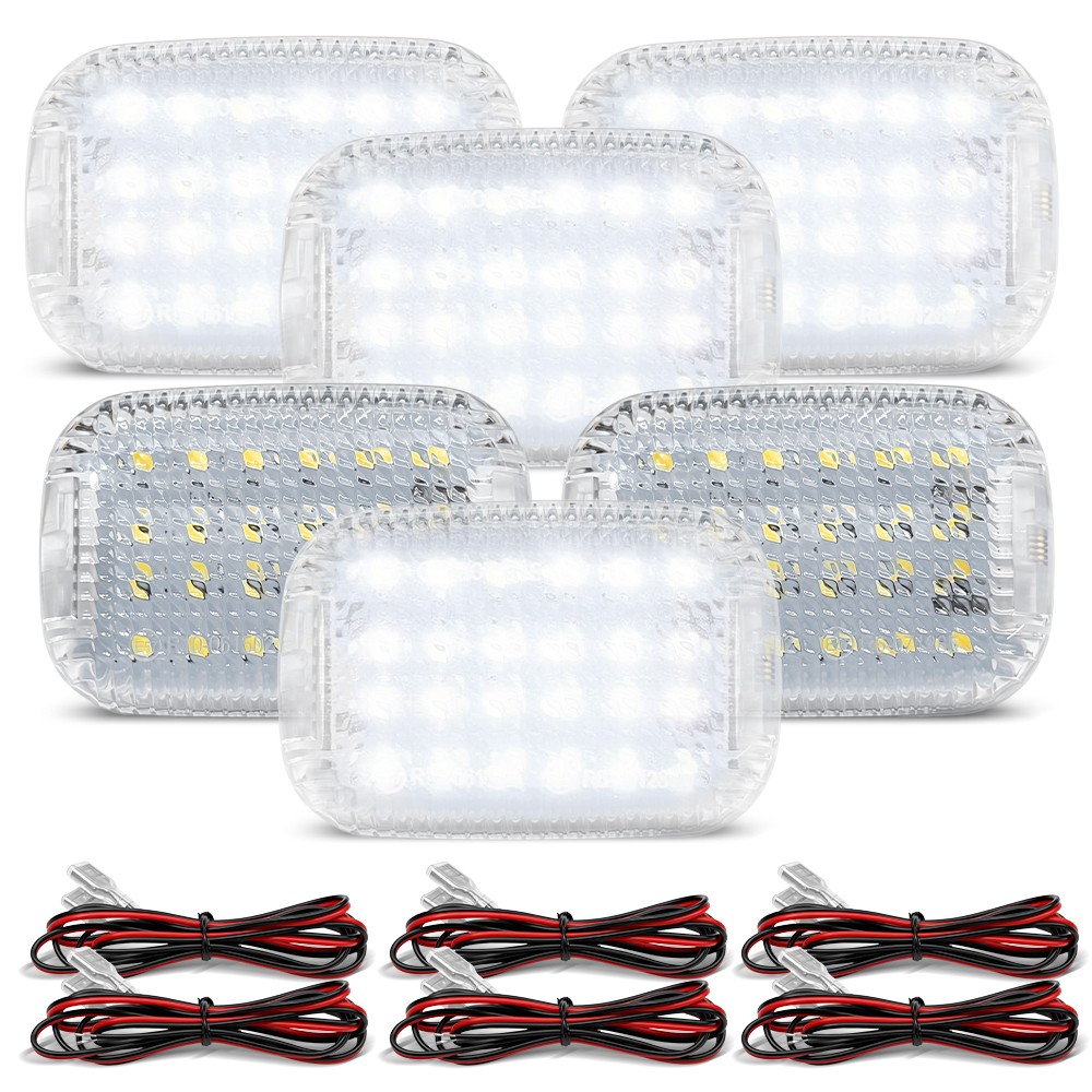 2/6xBK2Z13776K LED Dome Light Assembly For 15-24 Ford Transit 350 Passenger Van