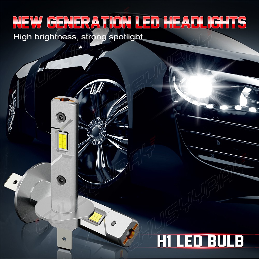 2Pcs NEW CSP LED Headlight Bulbs Super power combo For BMW E30 E34 E24 E36 E38